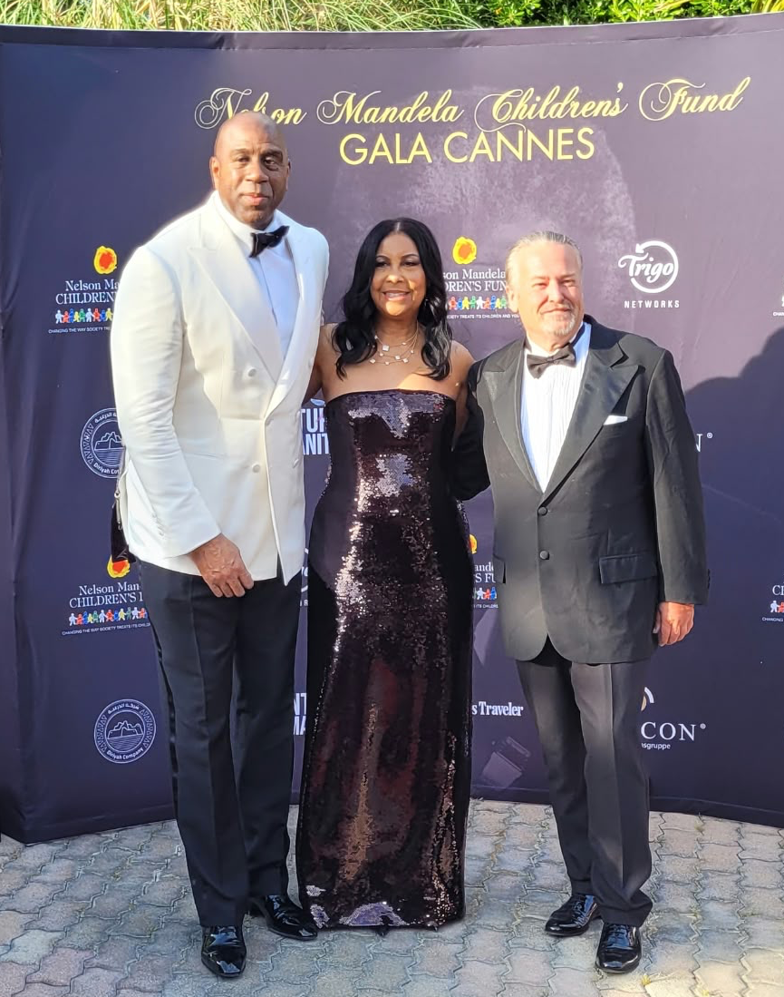 Invités au gala du Fonds Nelson Mandela pour l’enfance à Cannes