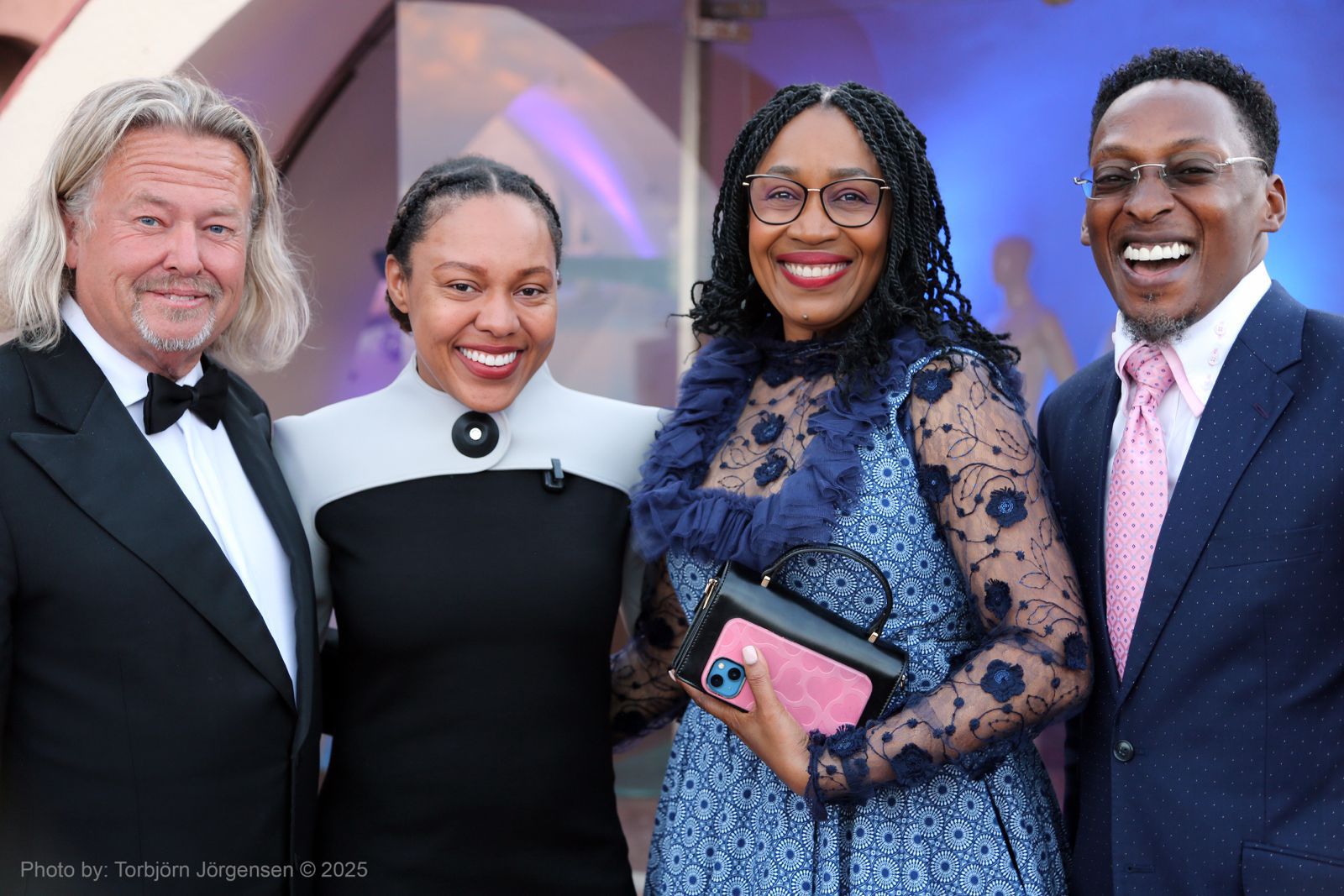Richard Nilsson-এর সঙ্গে Rachel Chanel, Dr. Linda Ncube-Nkomo ও Jean Andrews