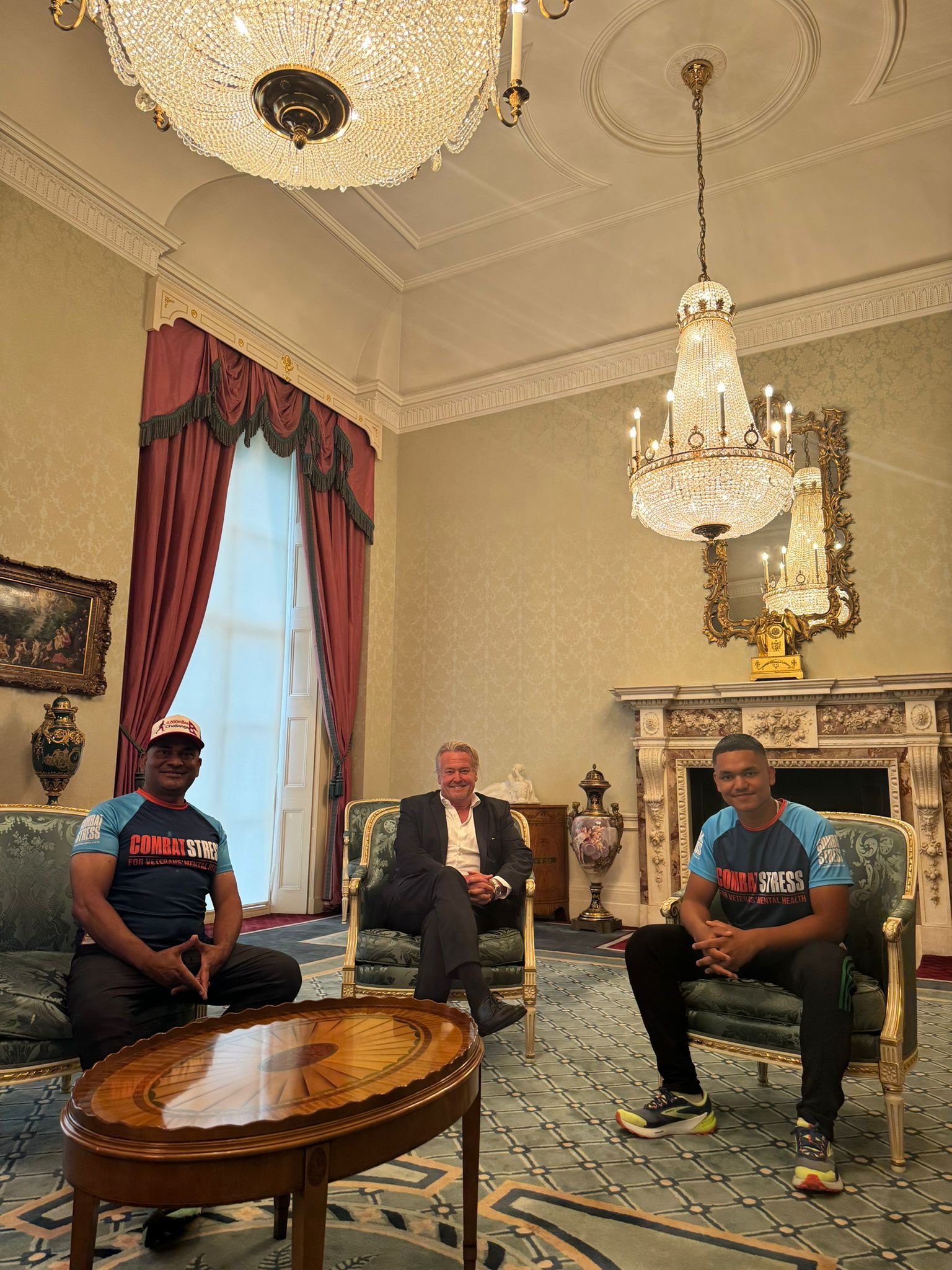 Meeting at Bridgewater House in London