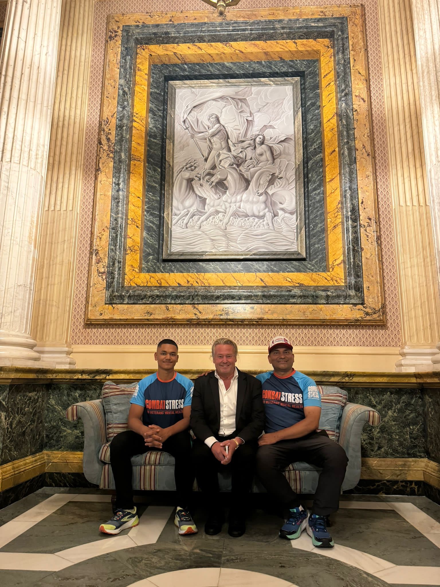 Meeting at Bridgewater House in London